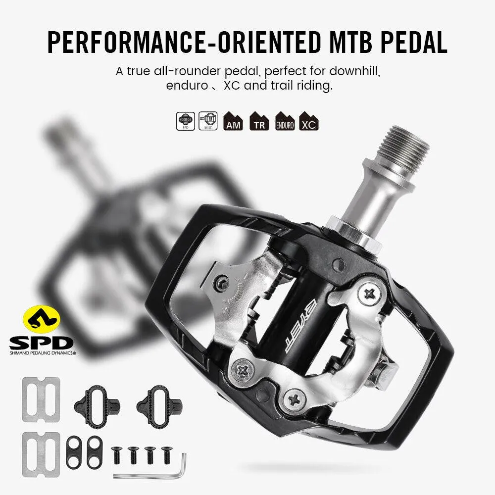 2023 RYET MTB Pedal Ultralight Sealed Bearing Bike Footboard Platform Aluminum XT Bicycle Pedals Lock SPD Cycling Part