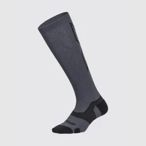 2XU - Vectr Light Cushion Full Length Compression Socks - Titanium/Black