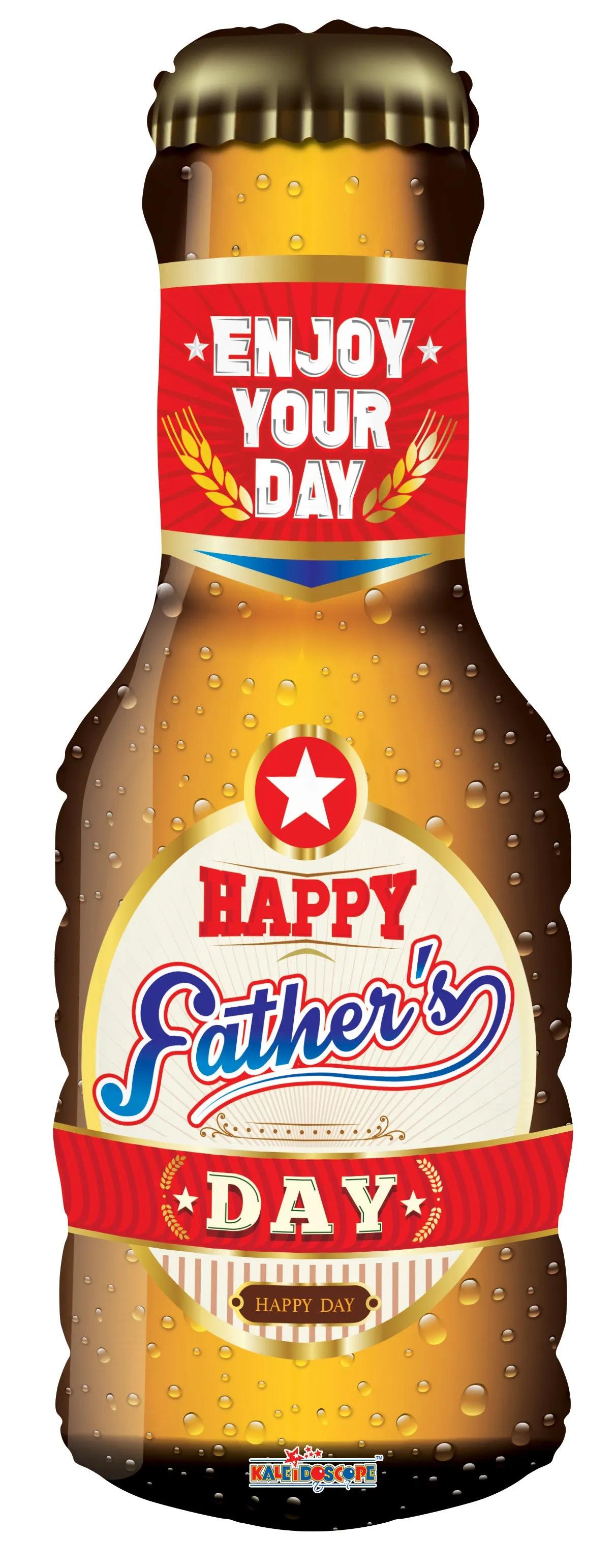 36" Father's Day Beer Shape Foil Balloon