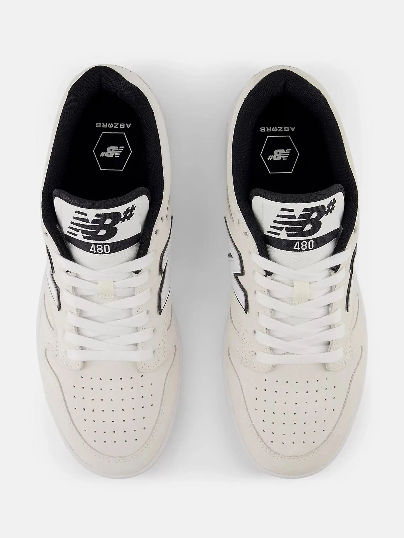 480 White/Black Shoes