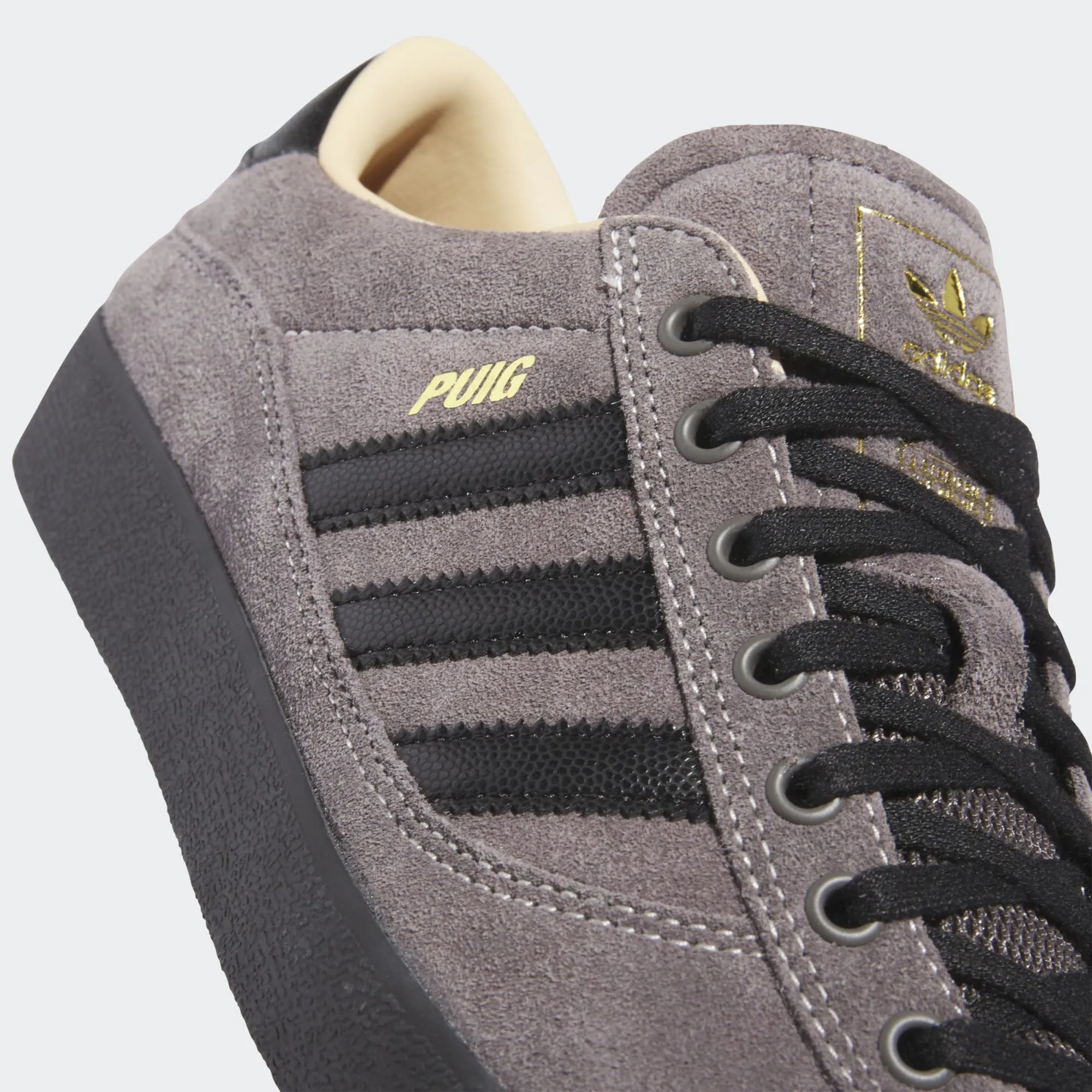 Adidas Puig Indoor Skateboard Shoe - Charcoal/Black/White