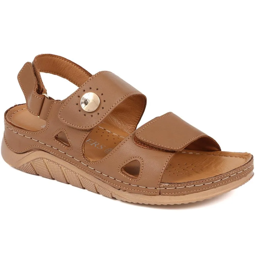 Adjustable Leather Sandals - GENC37005 / 324 732