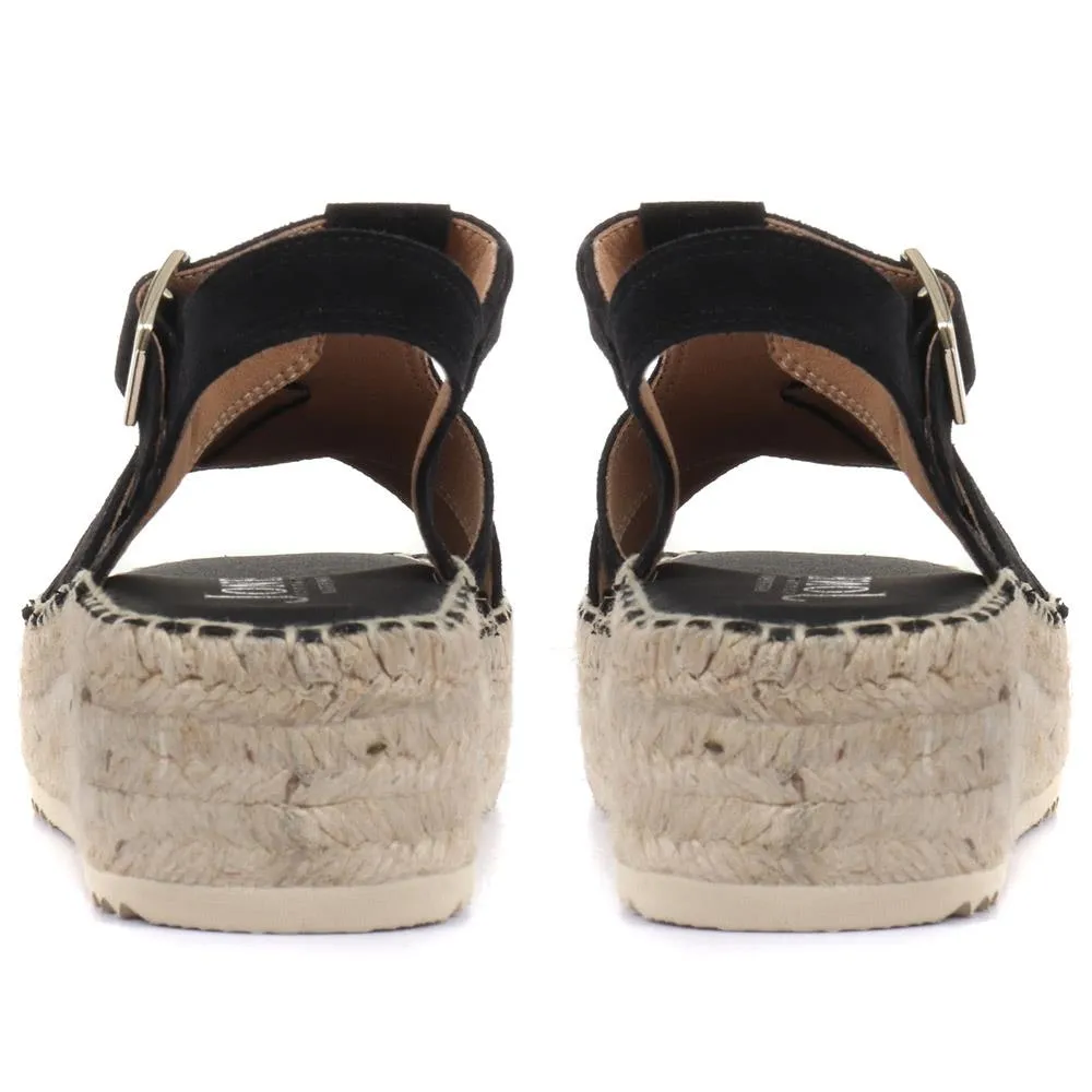 Adrienne Suede Espadrille Sandals - ADRIENNE / 320 167