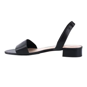 Aldo Candice Flat Sandals Leather Black Colour For Women