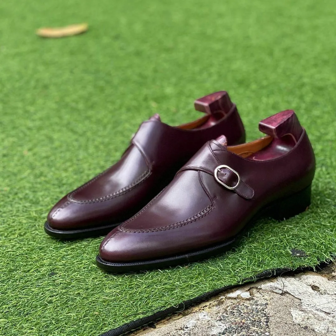 Ardmore Split-Toe Single Monk Shoes