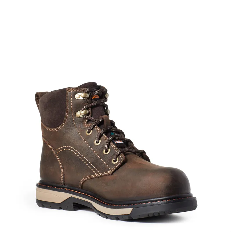 'Ariat' Women's 6" Riveter EH WP Comp Toe - Brown