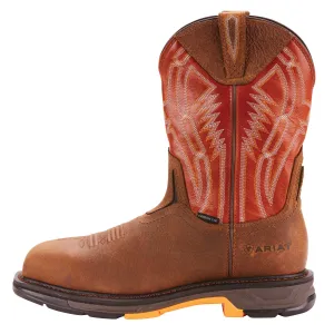 'Ariat' Workhog XT Dare Carbon Toe - Rye Brown / Brick