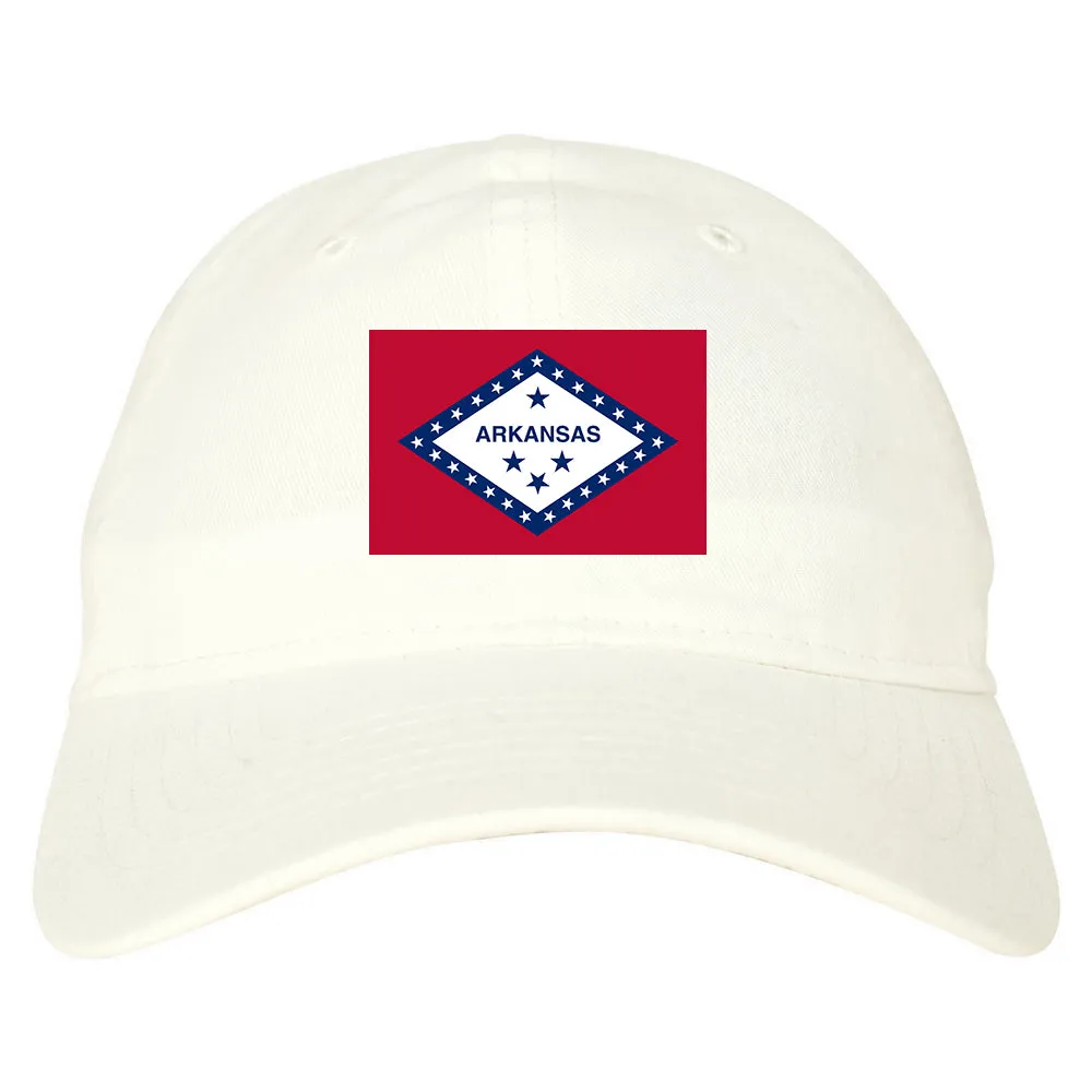 Arkansas State Flag AR Chest Mens Dad Hat