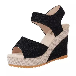 Arrival - New Women - High Heel Wedge Summer Sandals - Sophia