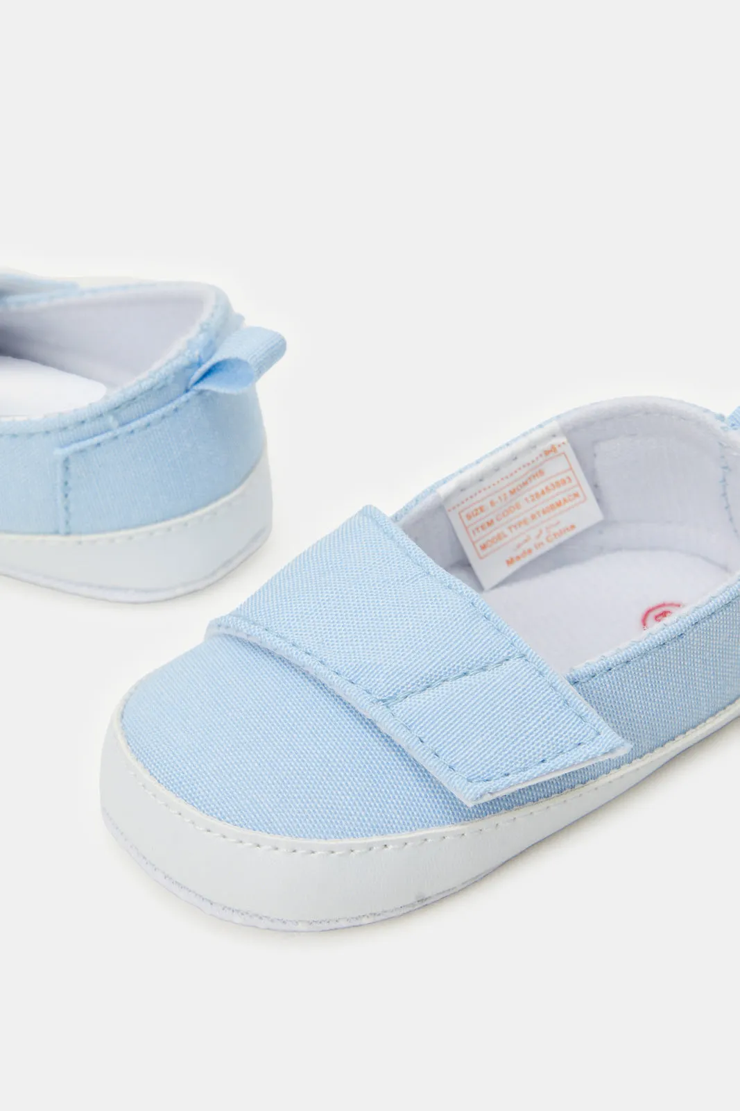 Baby Blue Pram Shoes