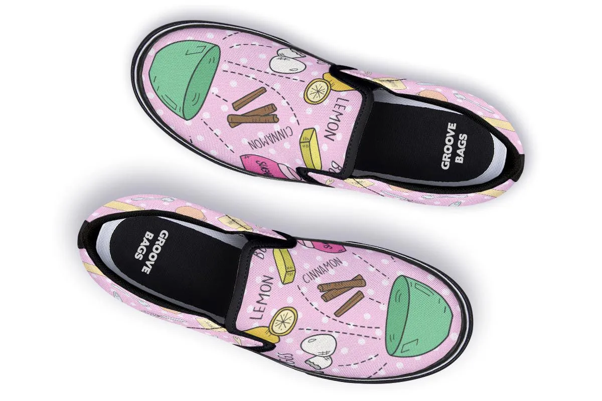 Baking Diagram Slip-On Shoes