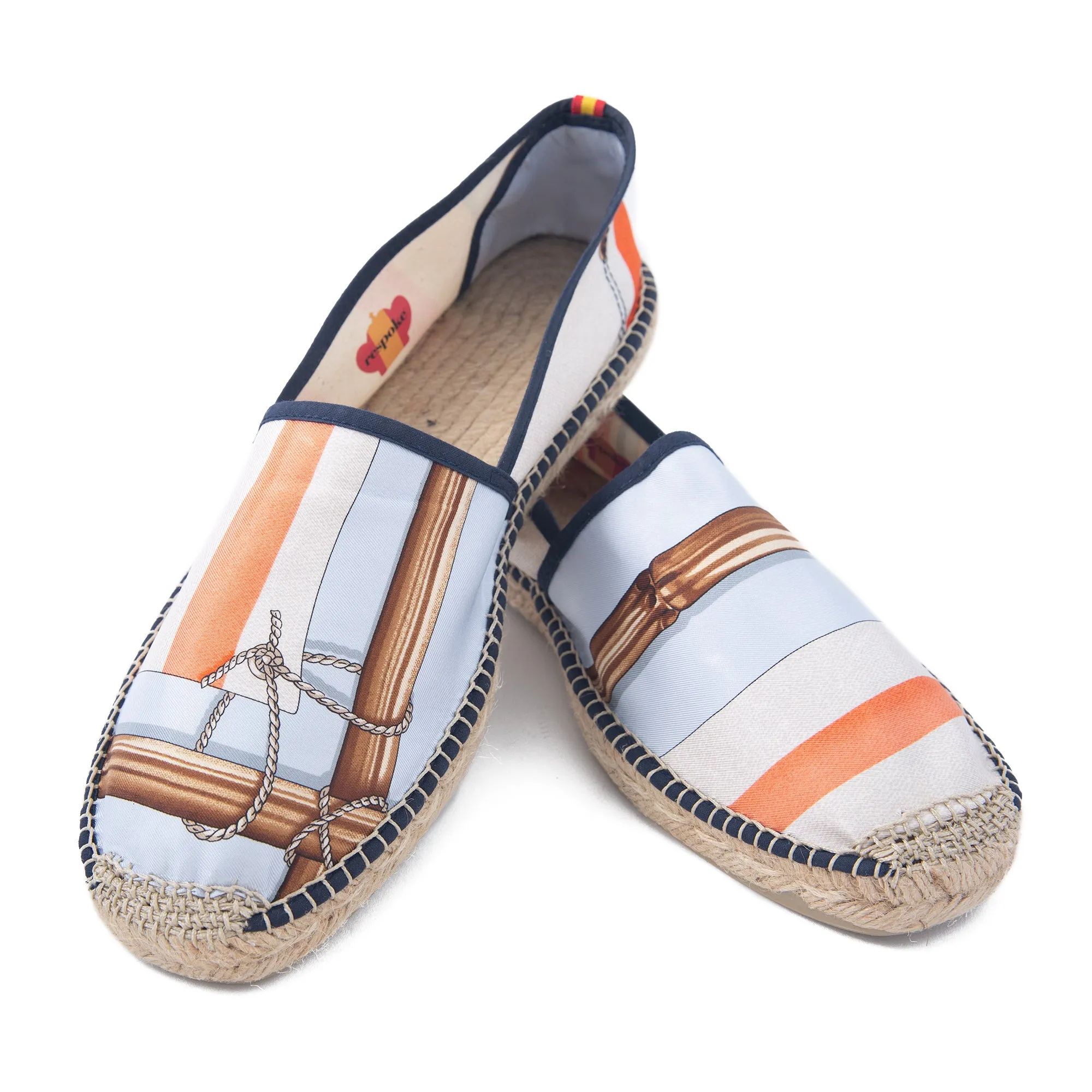 BANDIERA Orange Classic Espadrilles