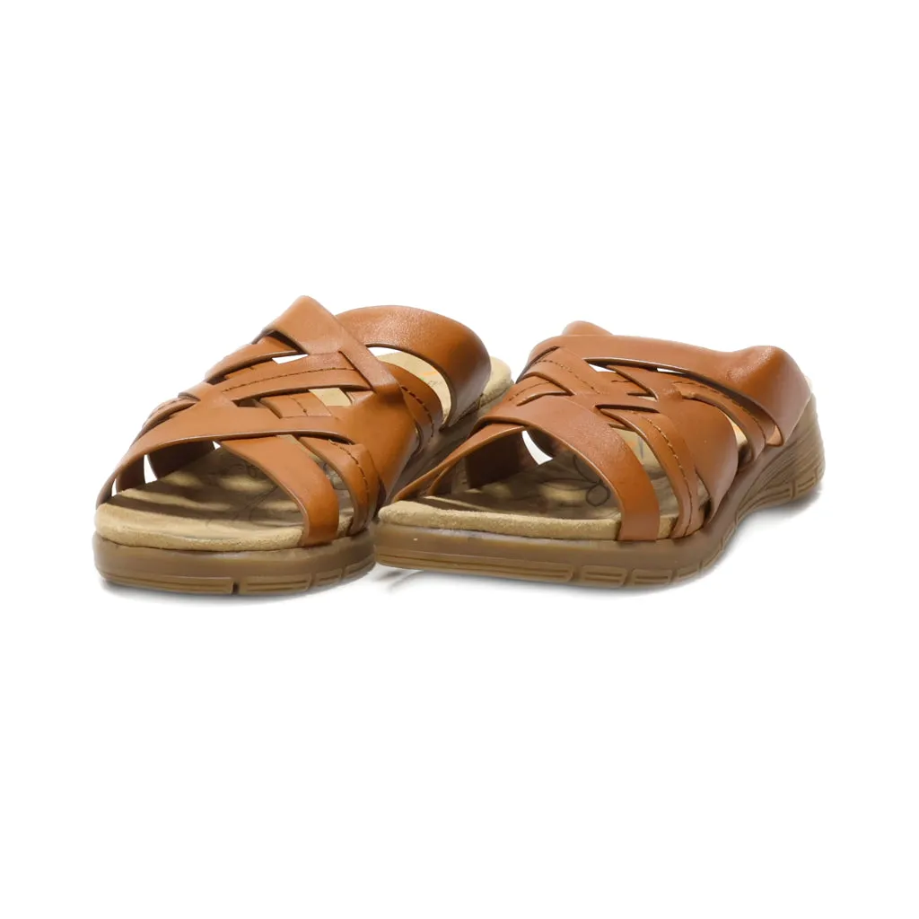 Baretraps Corah Platform Sandals Leather Brown Colour For Women