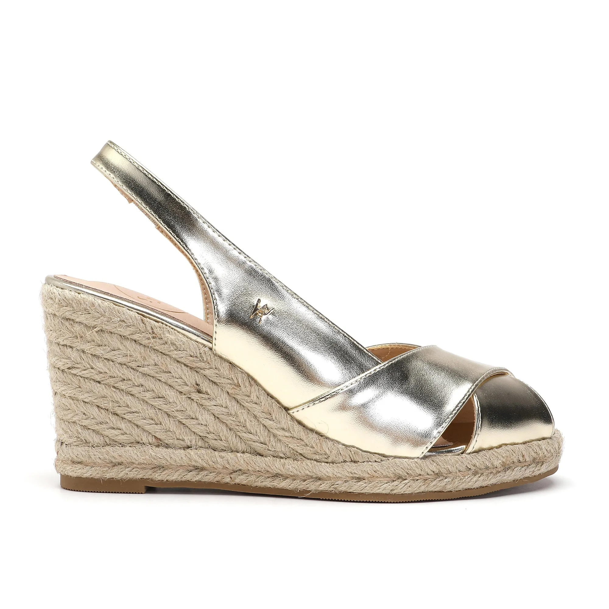 Bella Light Gold Espadrilles