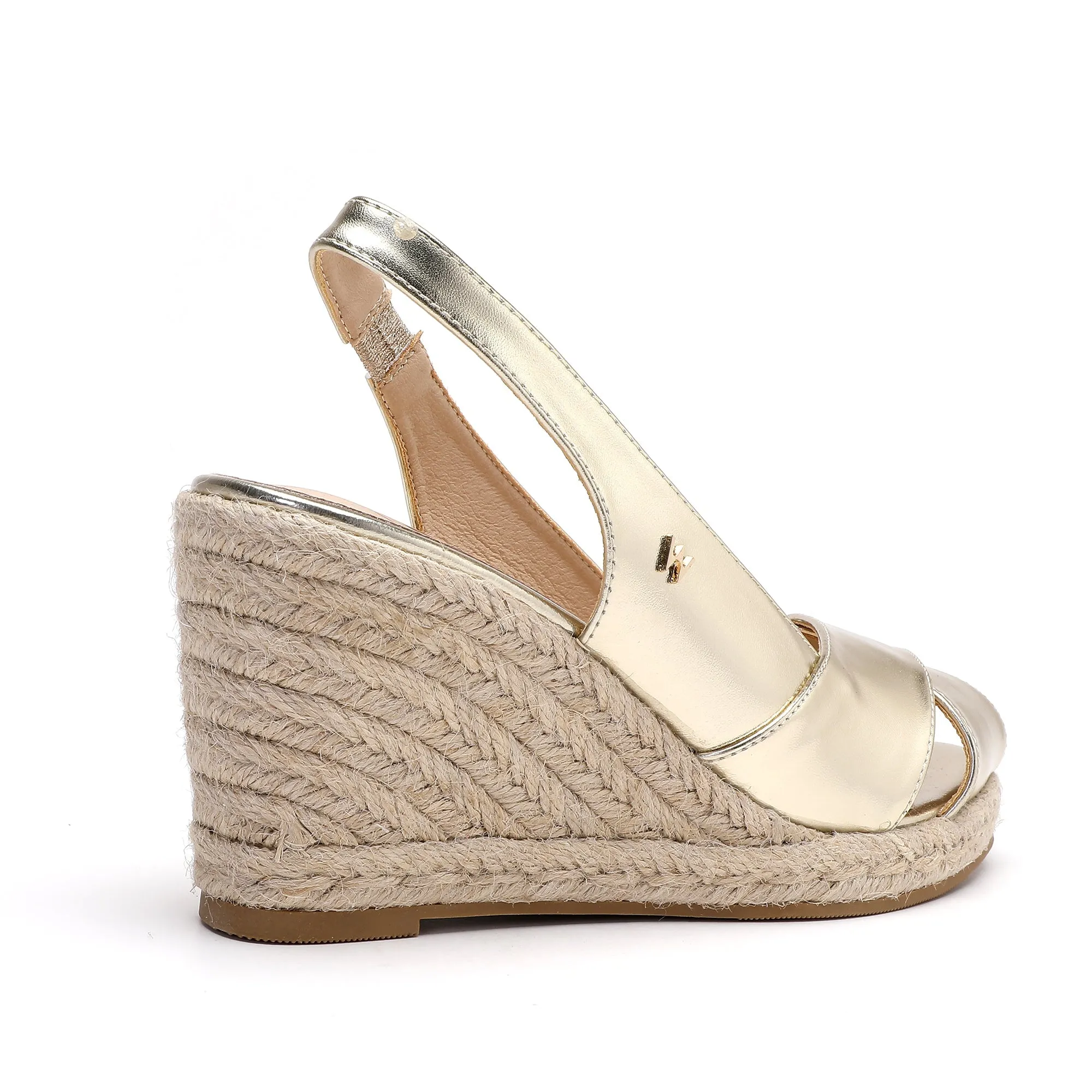 Bella Light Gold Espadrilles