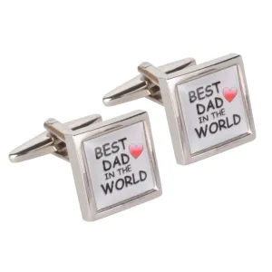 Best Dad In The World Cufflinks