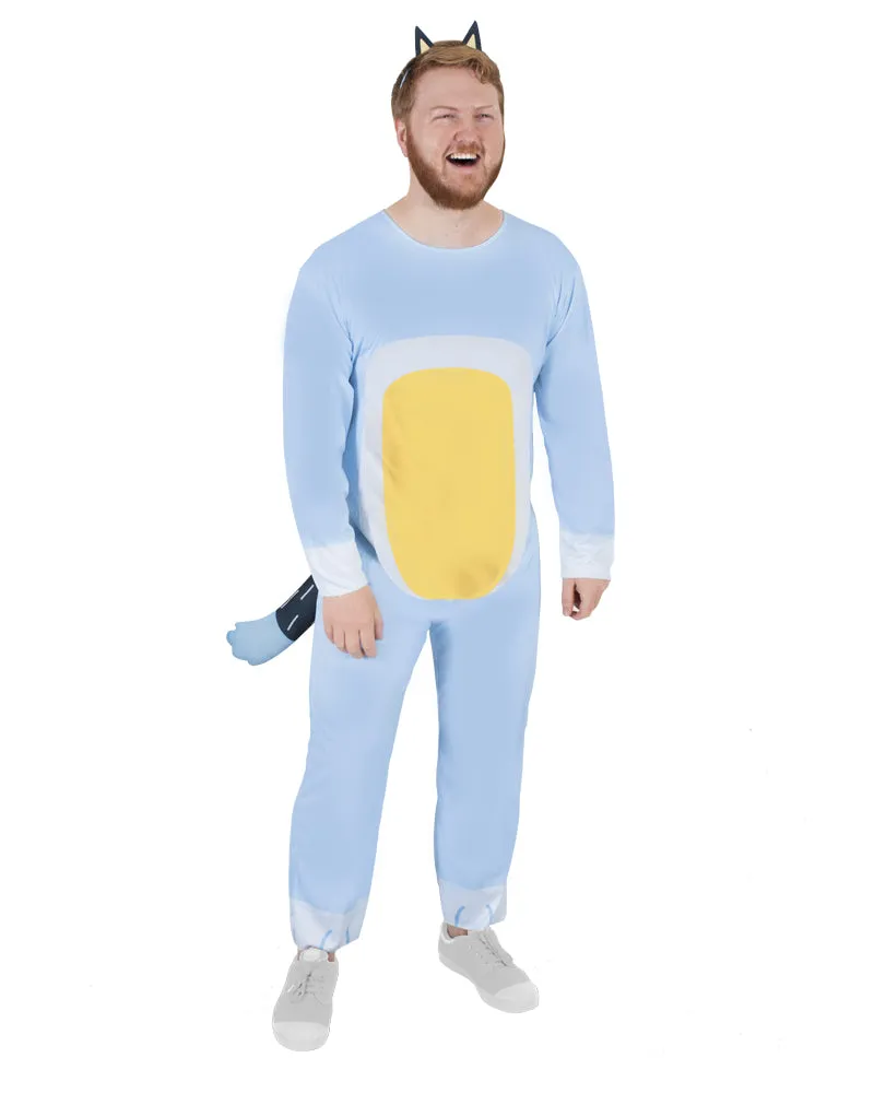 Bluey Costume Adult Bandit Heeler