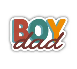 Boy Dad Sticker