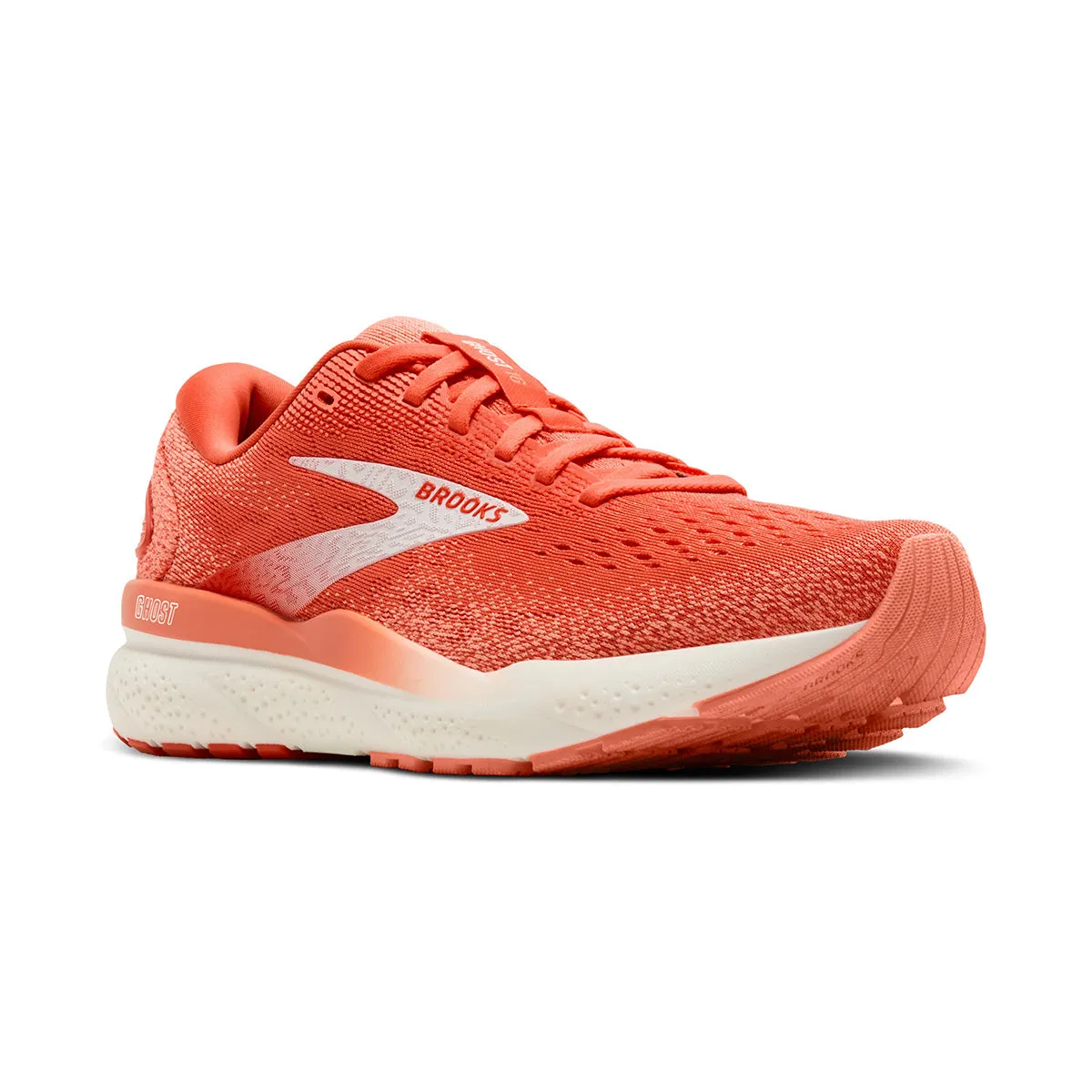 Brooks Ghost 16 Womens | Coral/desert Flower/coconut