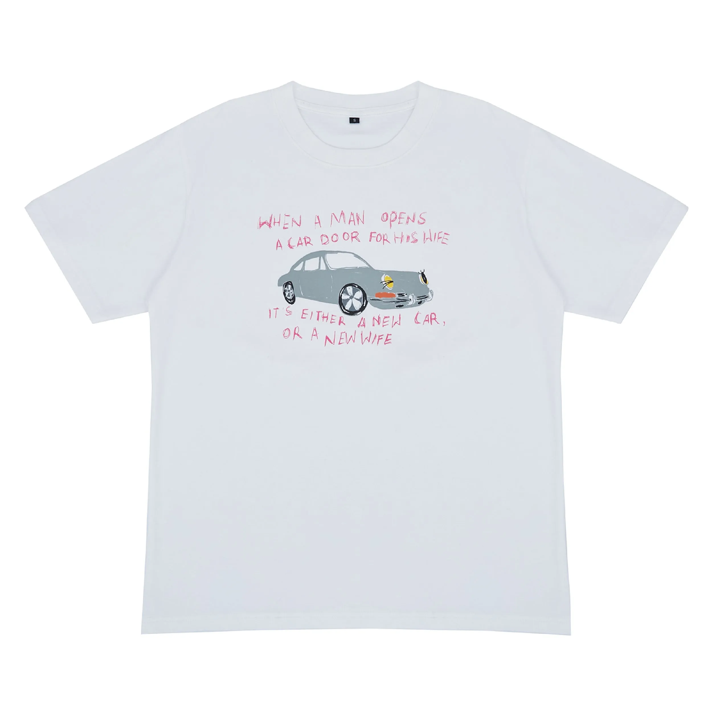 Car T-shirt - White