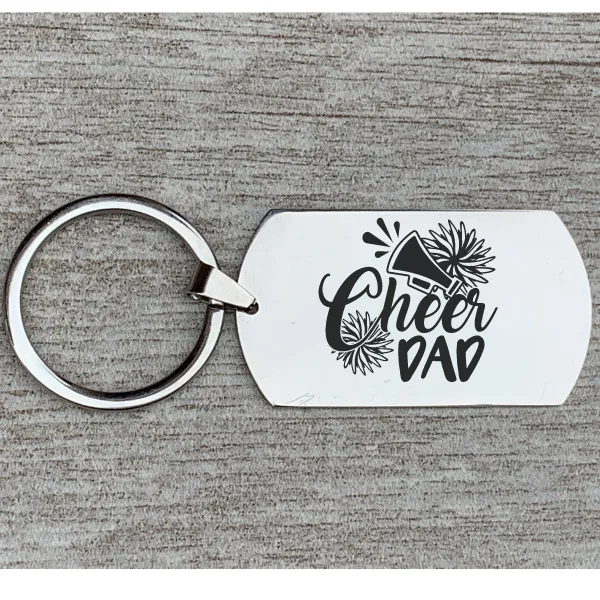 Cheer Dad Keychain