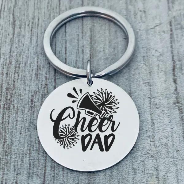 Cheer Dad Keychain