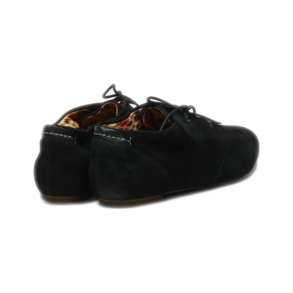 Clarks Lace Ups Suede Black Colour For Women