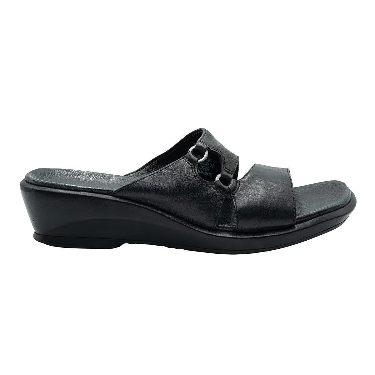 Clarks Platform Sandals Leather Black Colour For Women