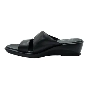 Clarks Platform Sandals Leather Black Colour For Women