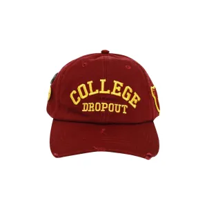 College Drop Out Dad Hat Maroon