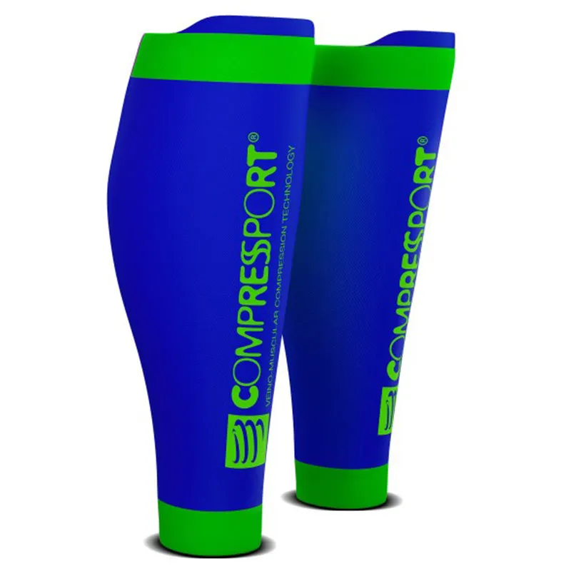 COMPRESSPORT R2V2 CALF SLEEVES - BLUE