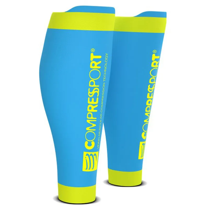 COMPRESSPORT R2V2 CALF SLEEVES - ICE BLUE