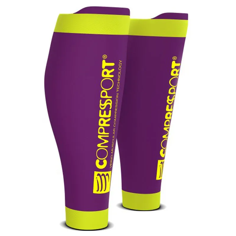 COMPRESSPORT R2V2 CALF SLEEVES - PURPLE