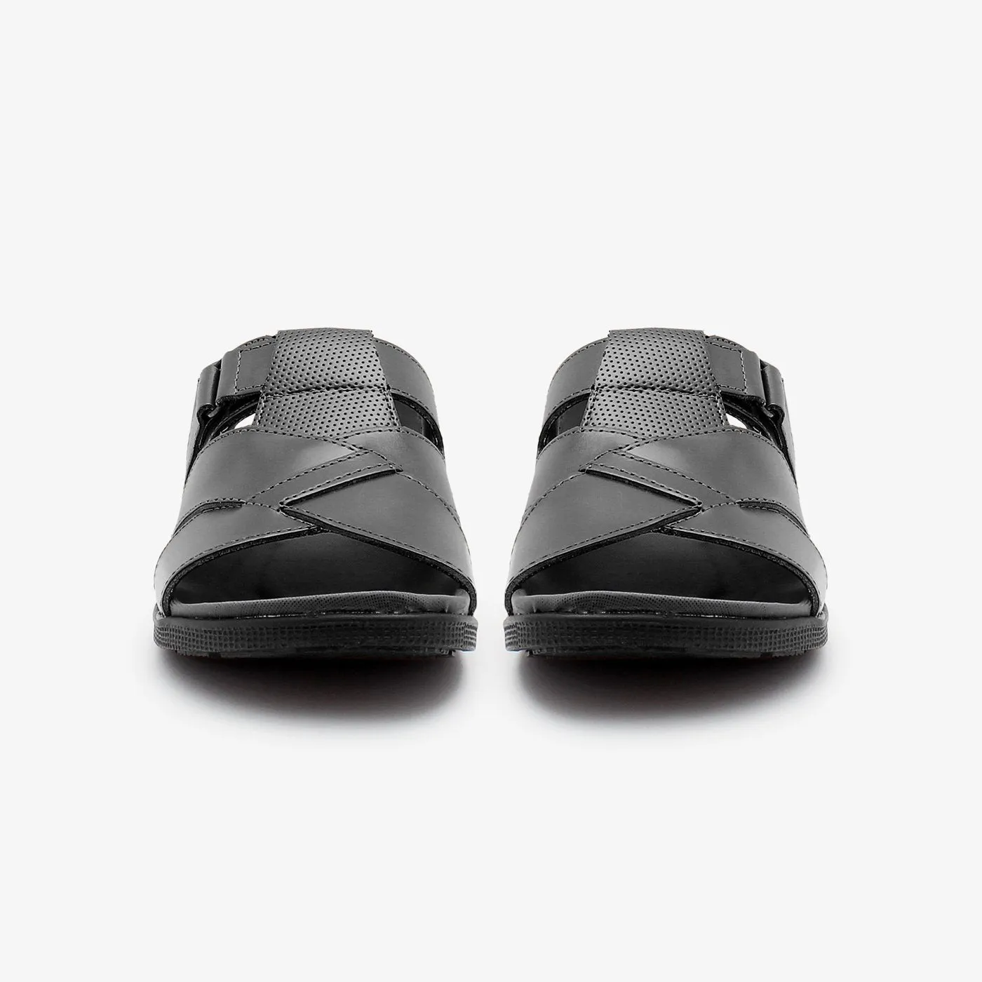 Cross-Strap Mens Sandals