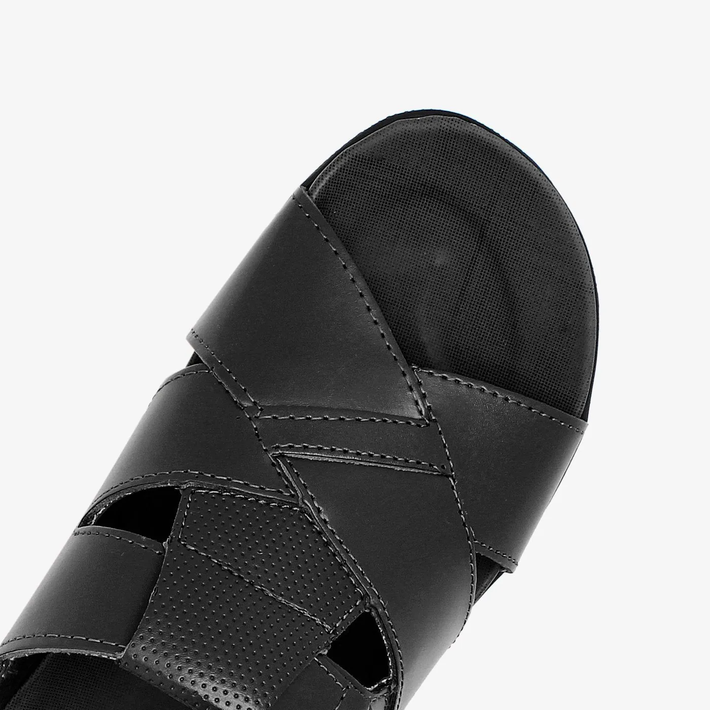 Cross-Strap Mens Sandals