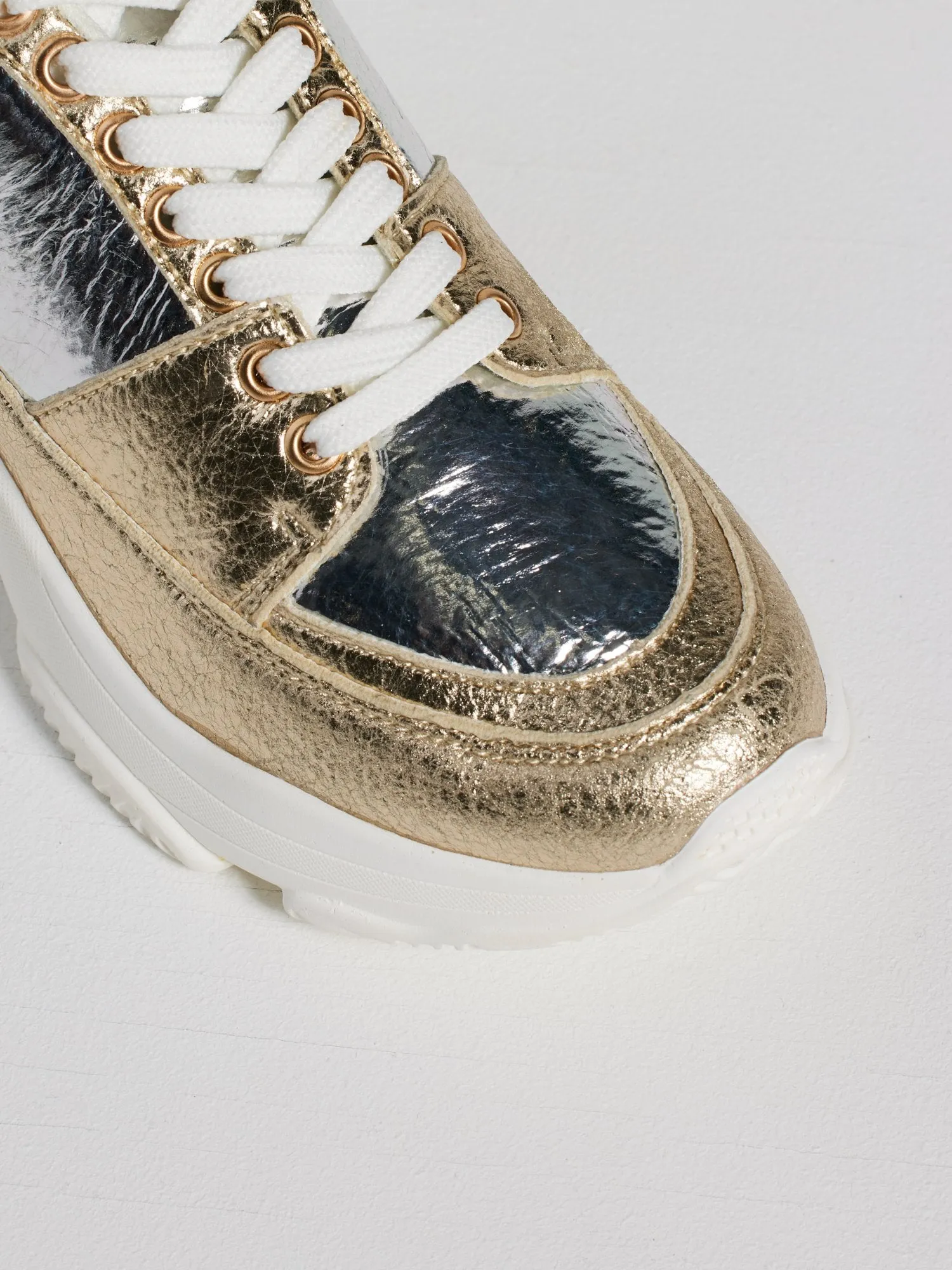 Cydnee Metallic Dad Sneaker