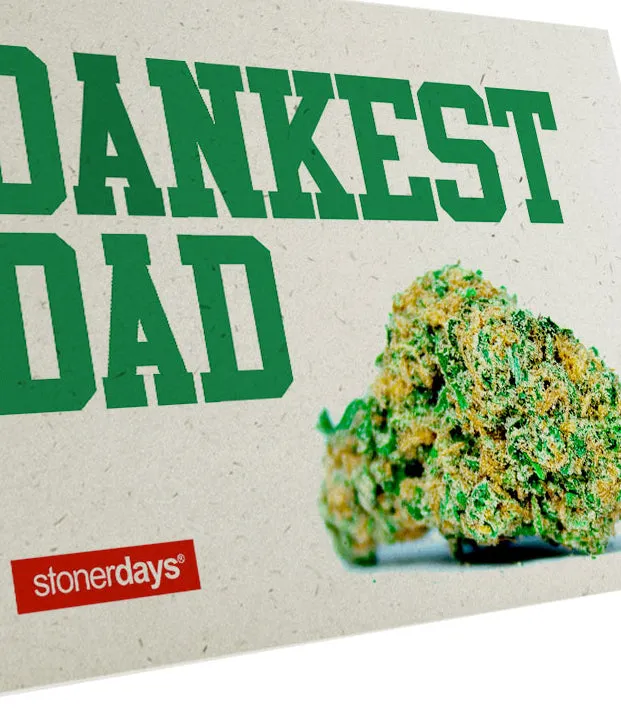 DANKEST DAD HEMP GREETING CARD