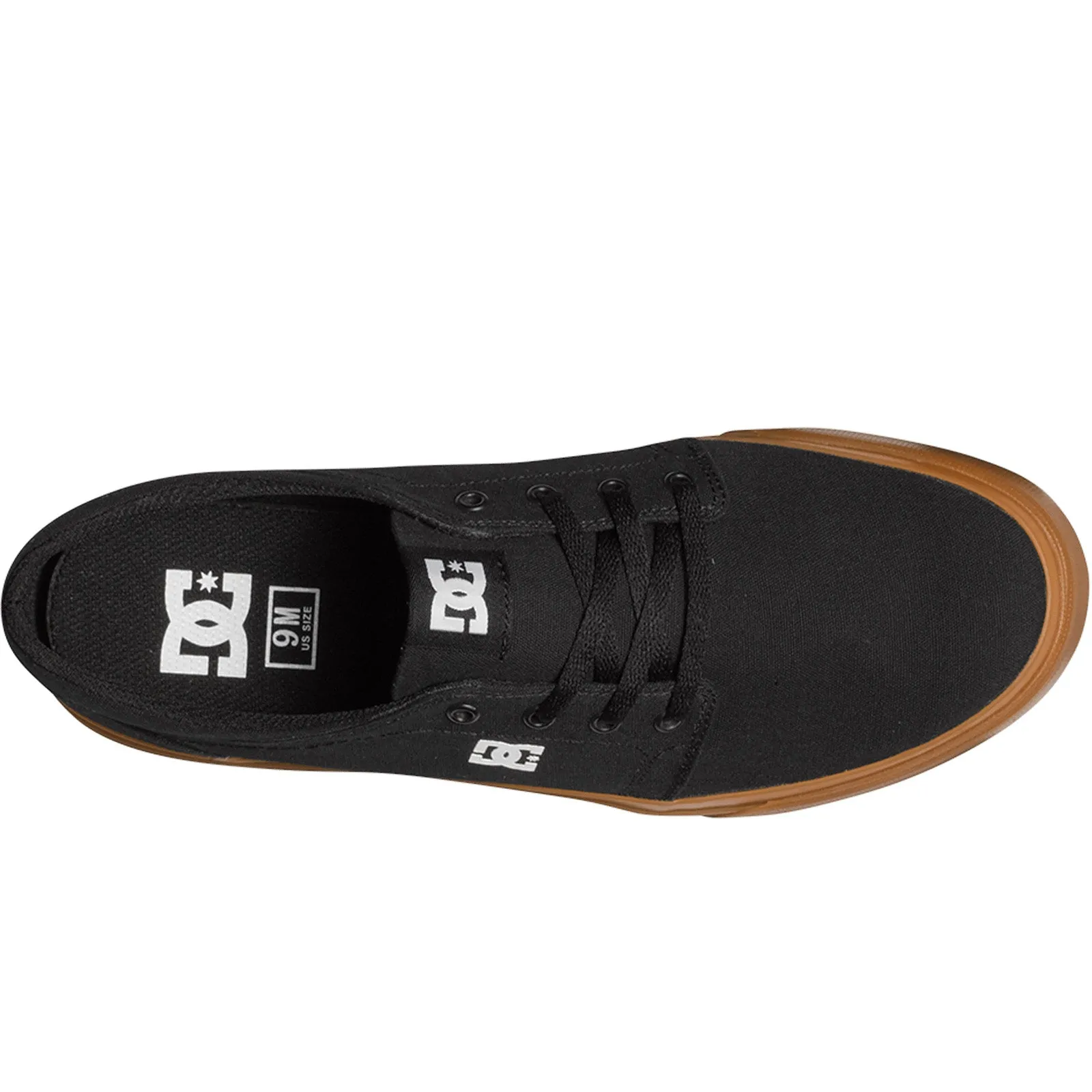 DC Shoes Mens Trase TX Trainers - Black/Gum