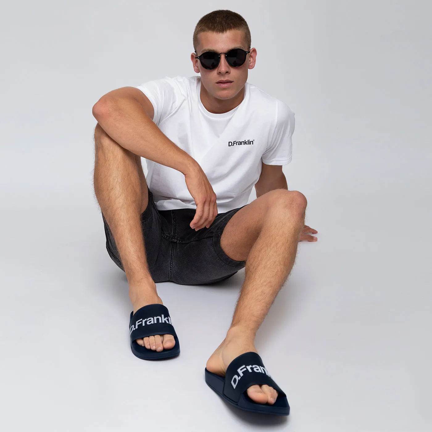 Dcolor Slides Navy