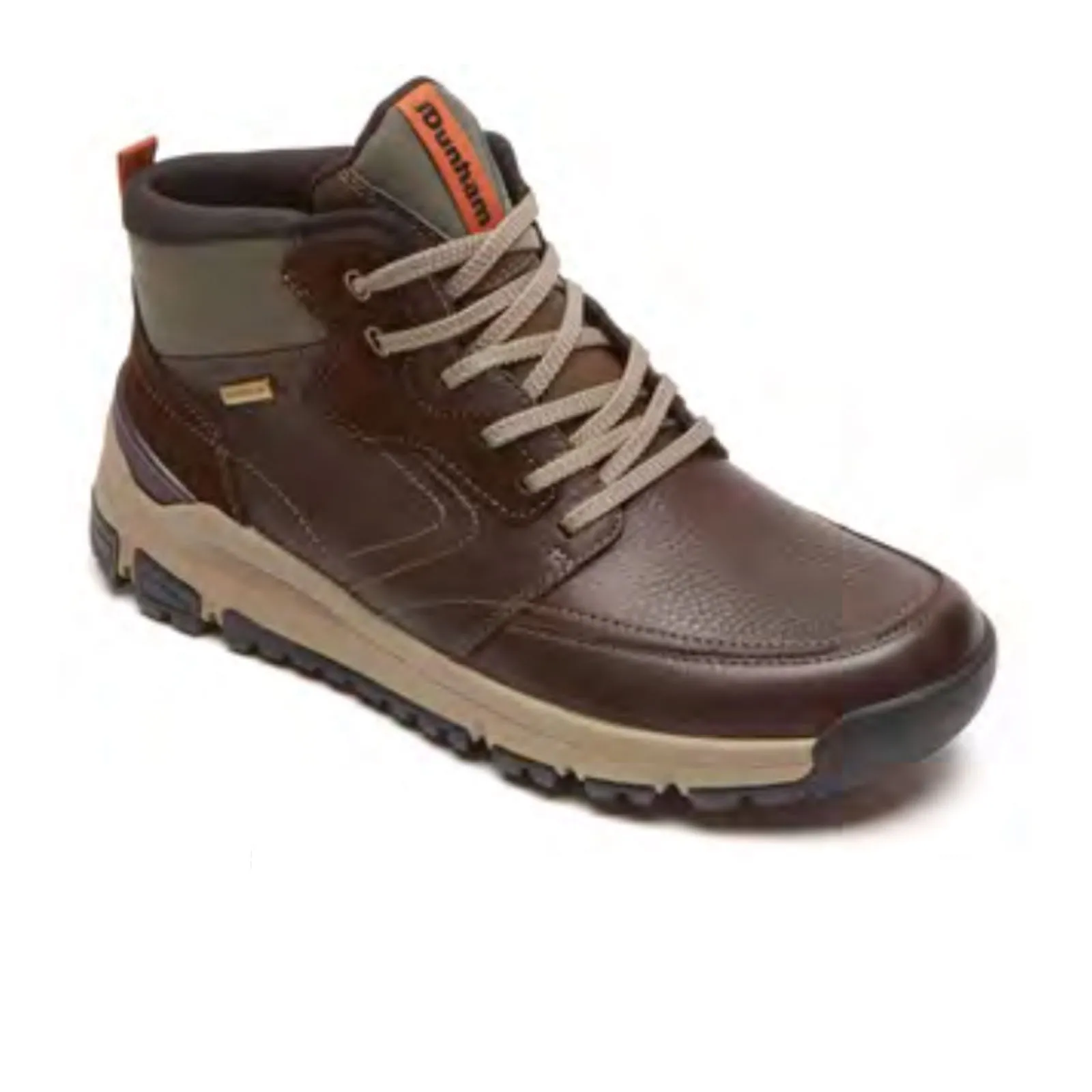 Dunham Glastonbury Mid Boot (Men) - Brown Leather