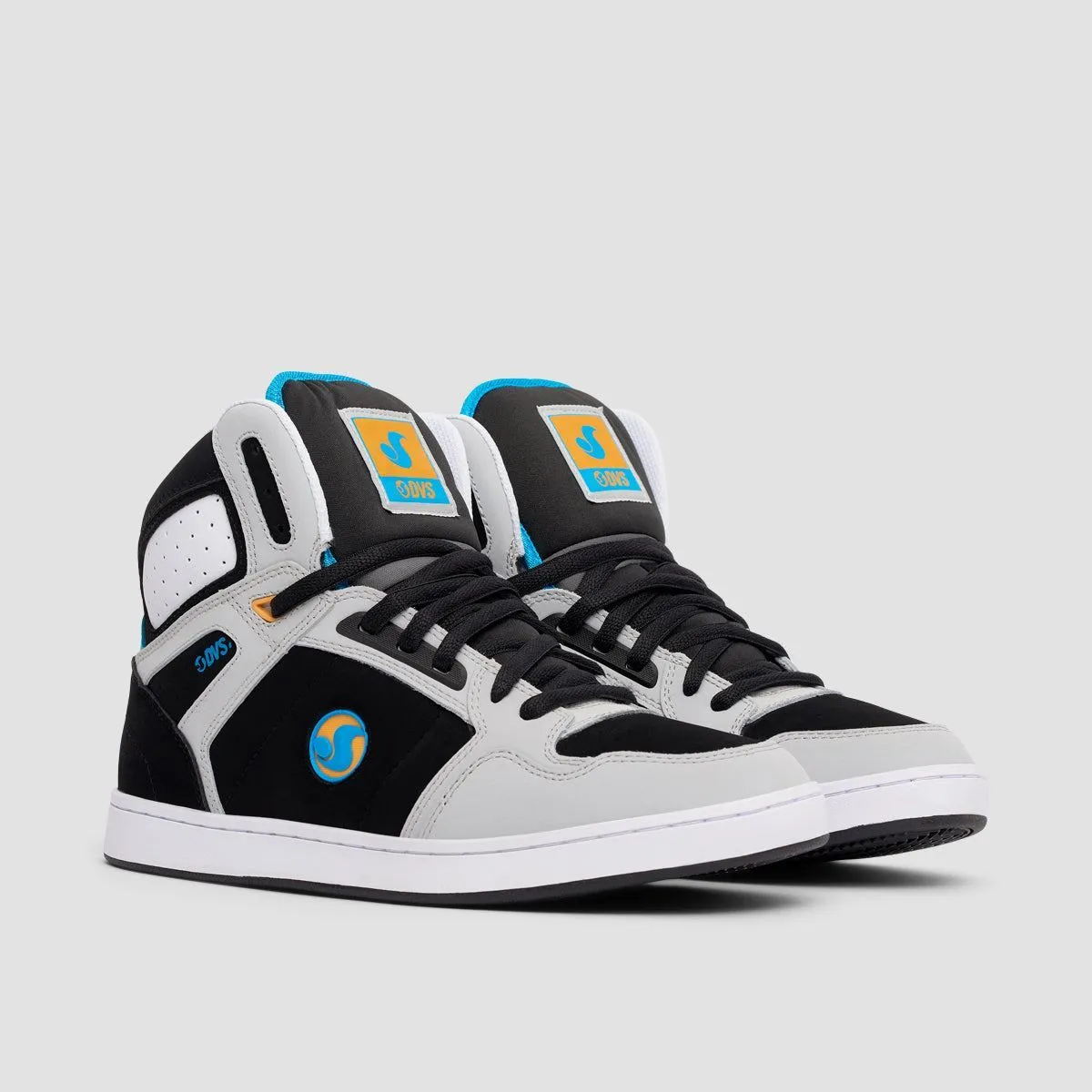 DVS Honcho High Top Shoes - Grey/Black/Blue Nubuck