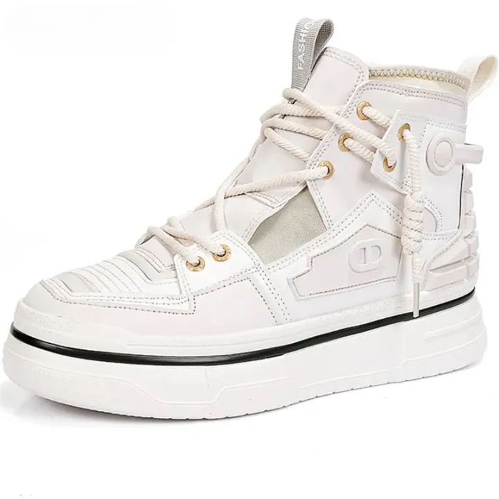 Elias Colorblock Patchwork High Top Sneakers