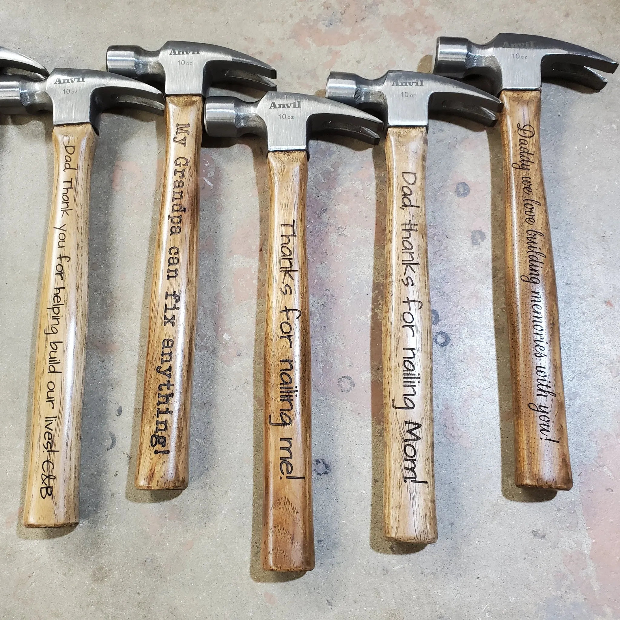 Engraved Hammer for Dad or Grandpa