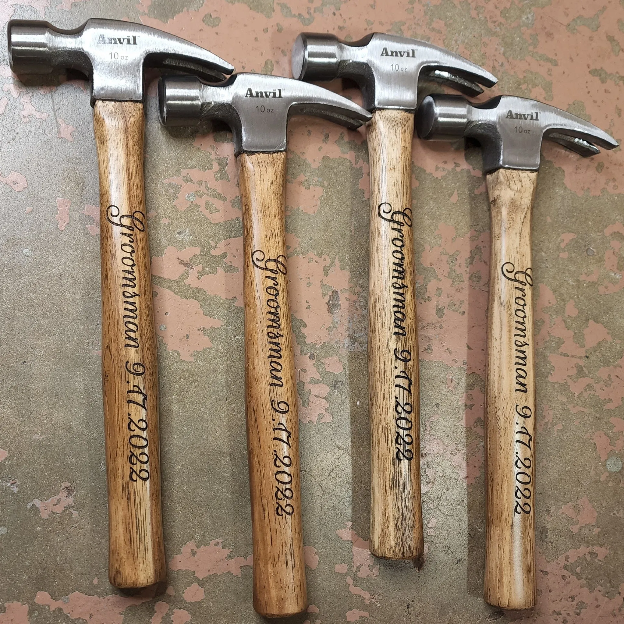 Engraved Hammer - Personalized Hammer with your quote or names