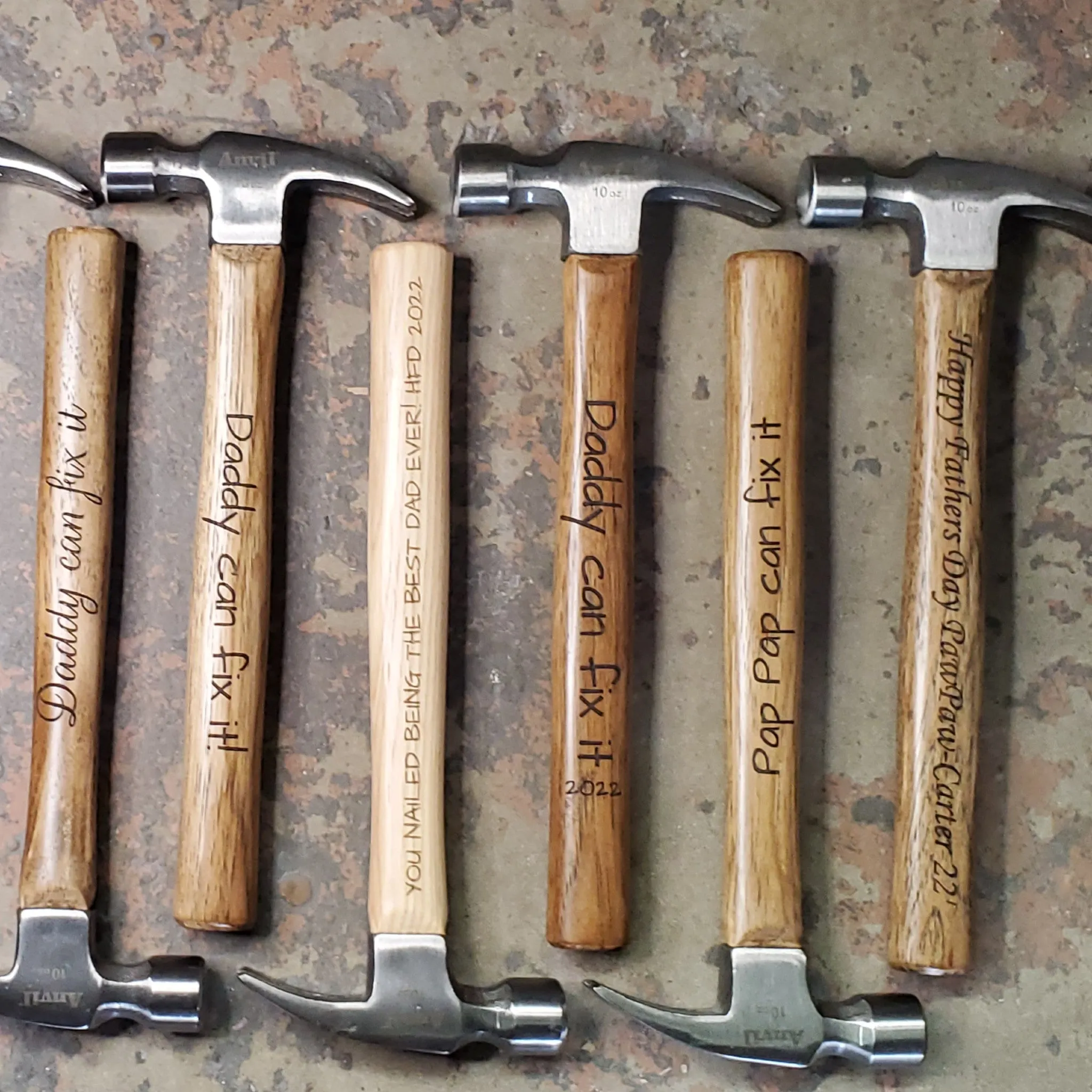 Engraved Hammer - Personalized Hammer with your quote or names