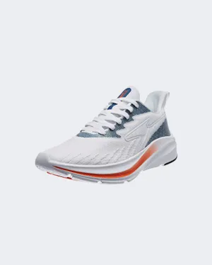 Erke Cushioning Men Running Shoes White/Blue 11122103236-003