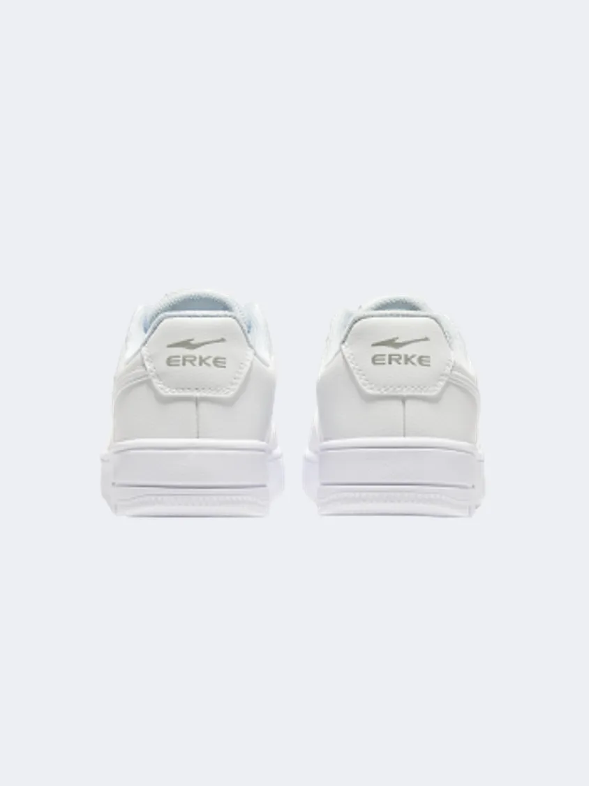 Erke Skateboard Women Lifestyle Shoes White/Grey