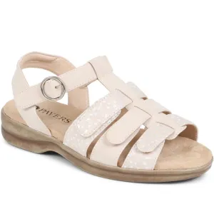 Extra Wide Fit Adjustable Buckle Sandals - BARELLA / 323 998