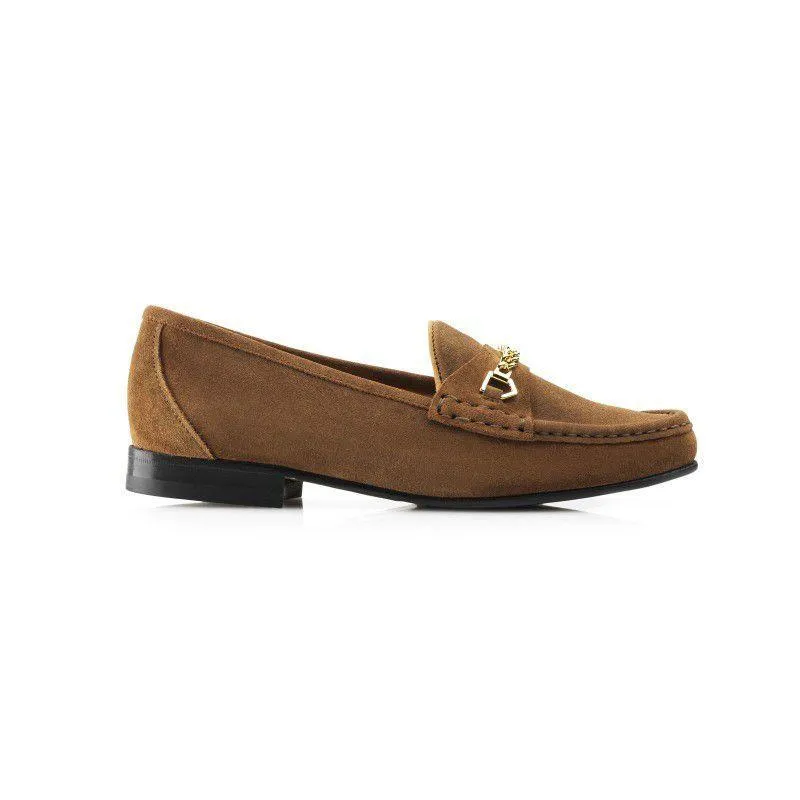 Fairfax & Favor Apsley Ladies Suede Loafer - Tan