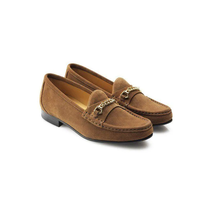 Fairfax & Favor Apsley Ladies Suede Loafer - Tan